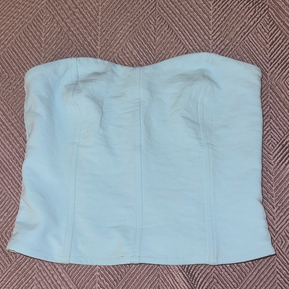 Abercrombie & Fitch Light Blue Tube Top